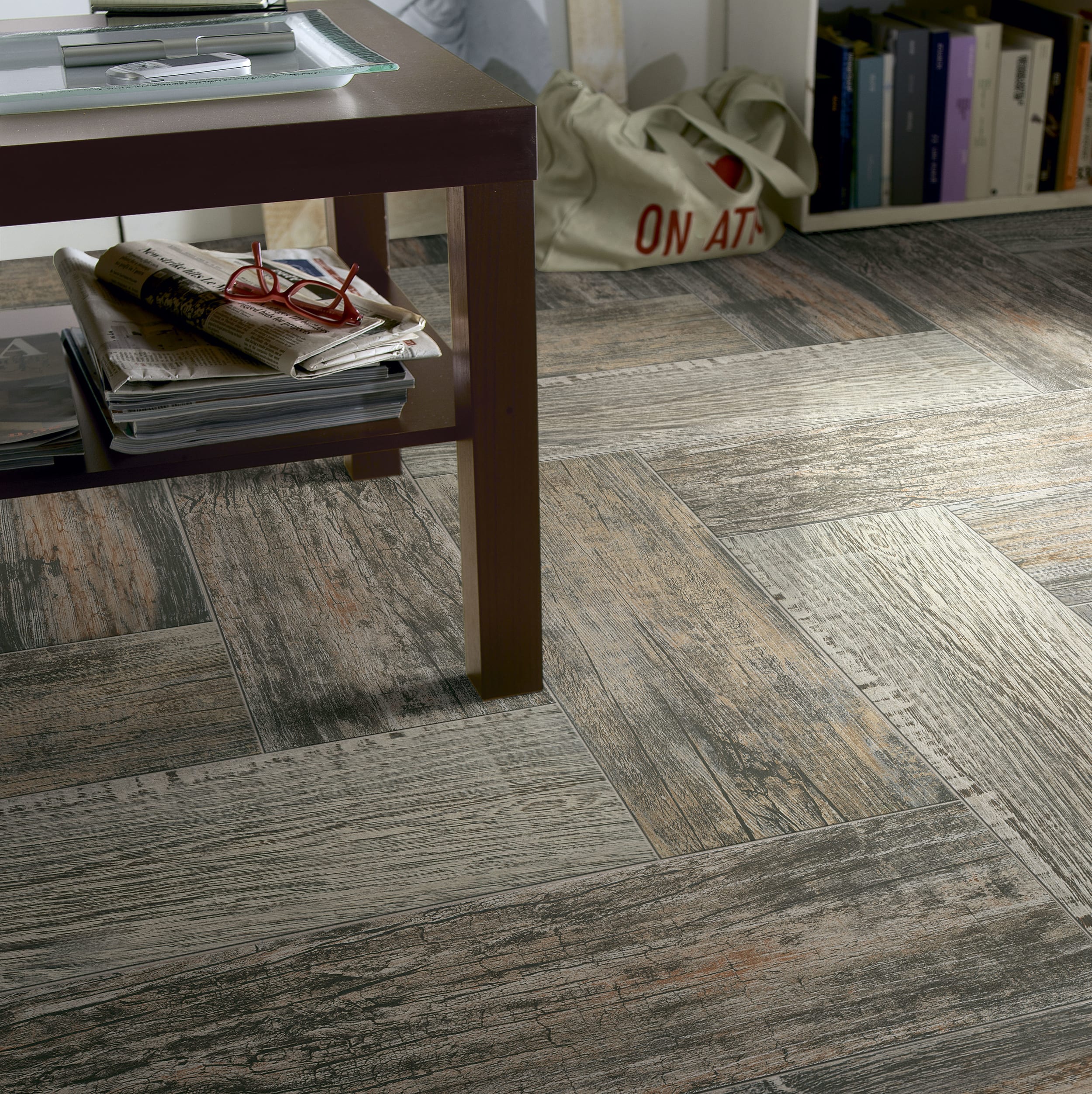 Керамогранит Lasselsberger Вестерн Вуд 6064-0037 белый 19.9x60.3