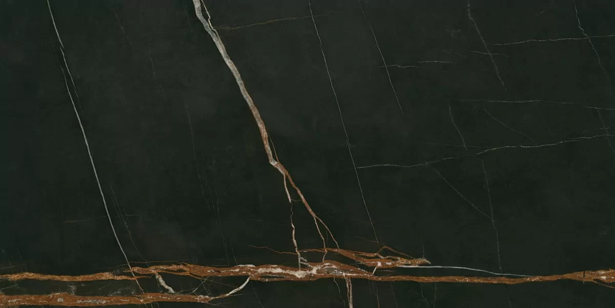 Керамогранит Идальго Lusso Nero MR 60x120 черный