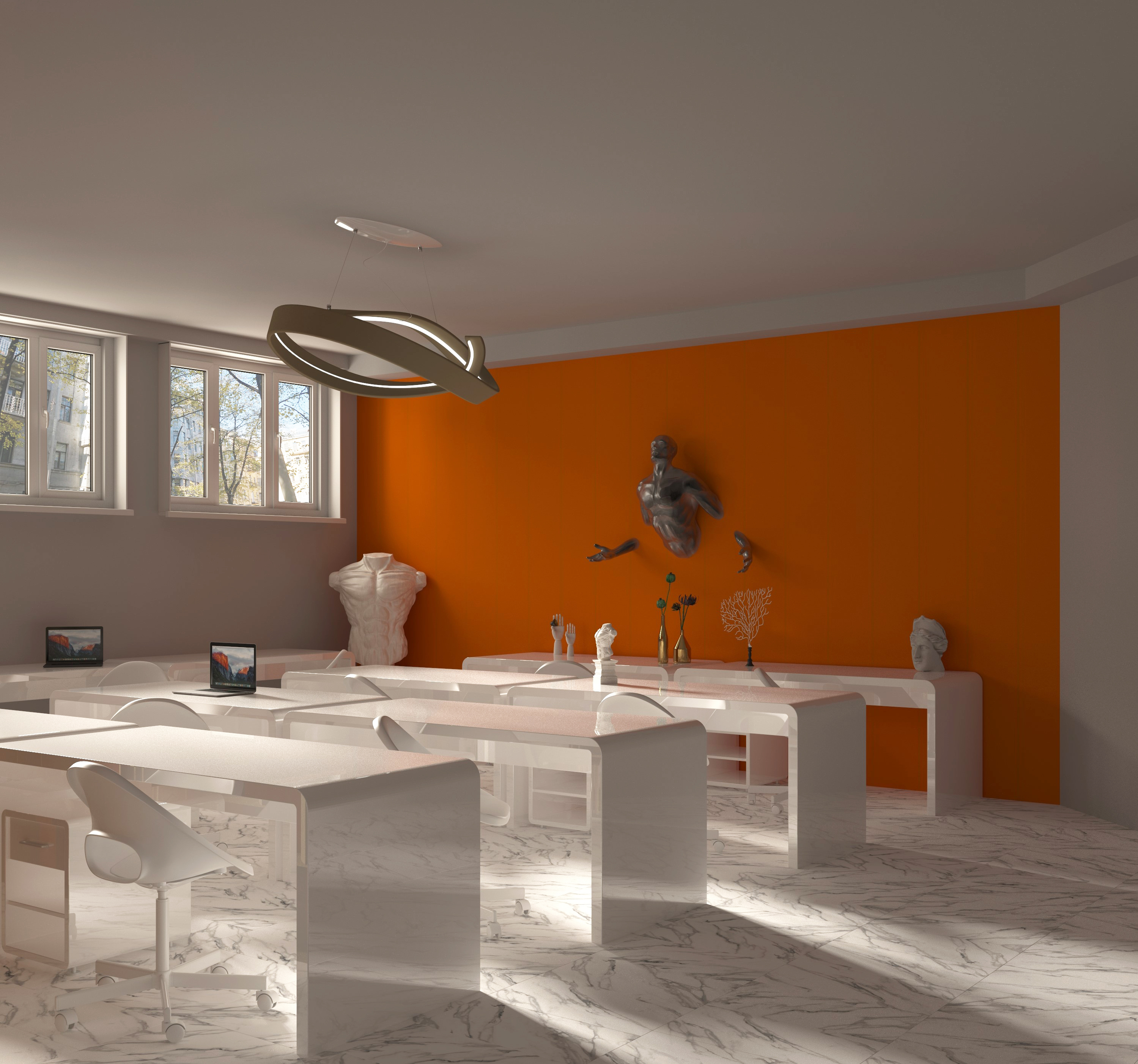 Керамогранит Азарио Calacatta Gold 60x120 Carving H18004002G белый