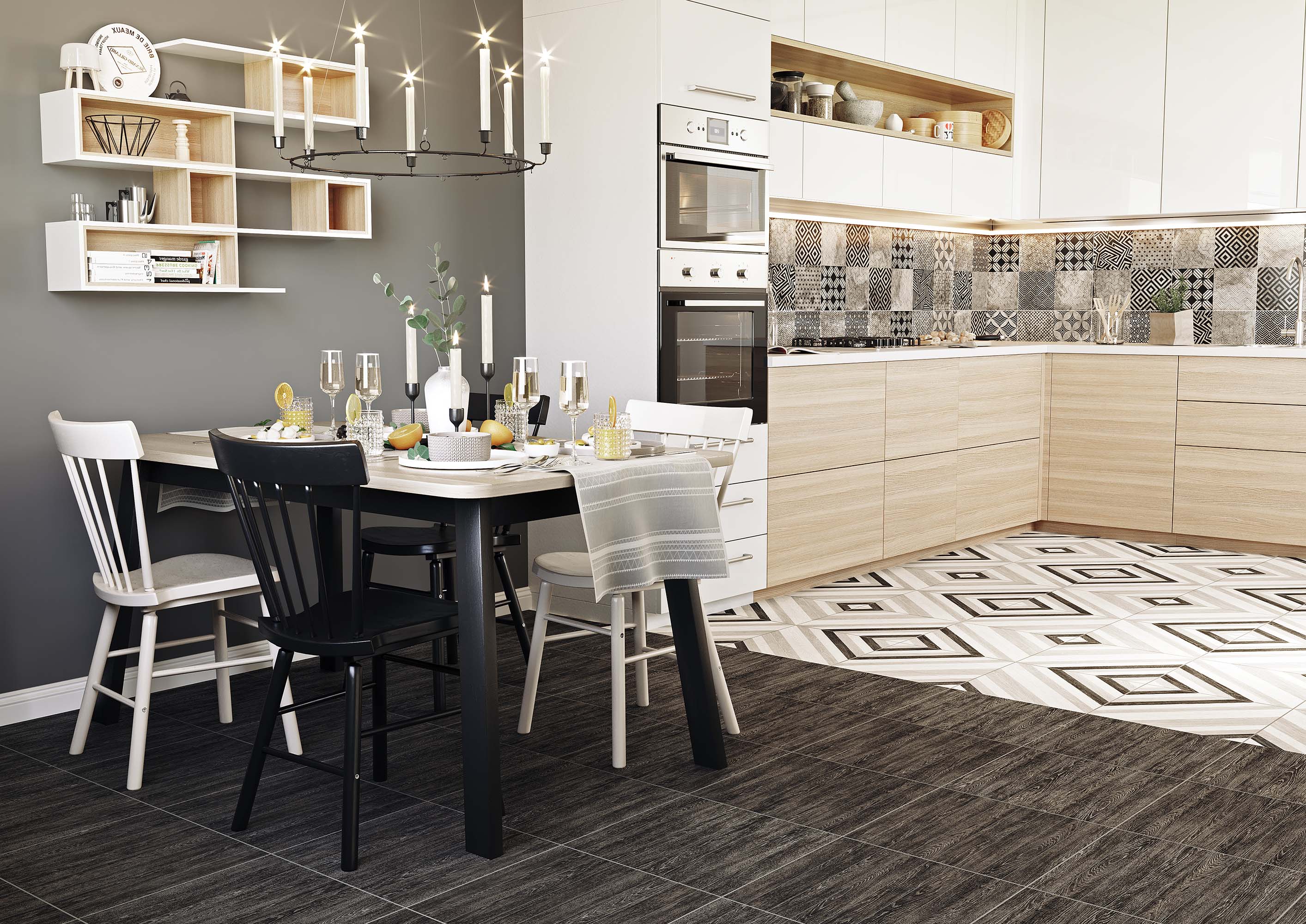 Декор Grasaro Quebec Beige 40x40 G-360/M/d01/400x400x8