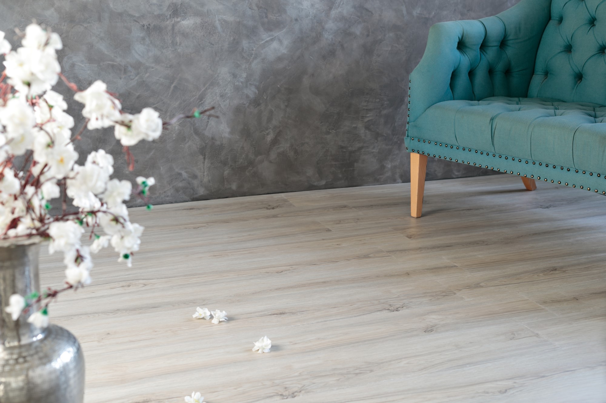 Кварцвиниловая плитка Aqua Floor Quartz AF3512QV 1220x180 Дуб Темный замковый кварц винил напольный