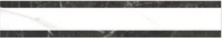Бордюр Vitra Marmori Сан Лорен Черный Микс 10x60 лаппатированный