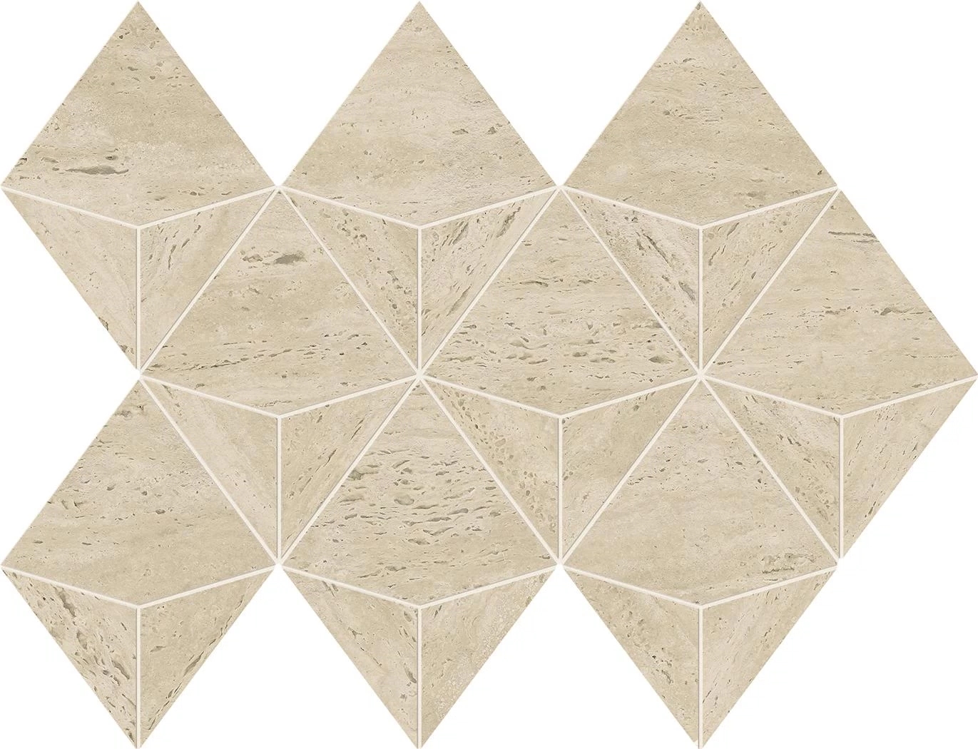 Мозаика Atlas Concorde Marvel Travertine Pearl Mosaico Origami 28x41.2 AF9L