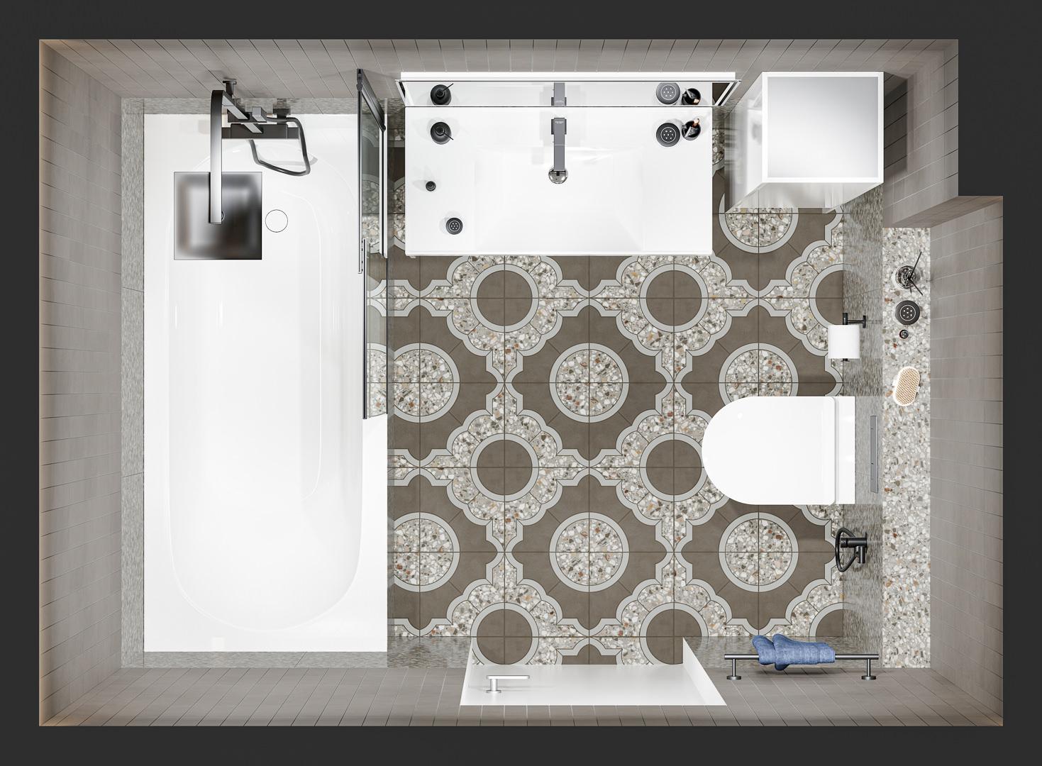 Керамическая плитка Kerama Marazzi 26306 Амстердам коричневый темный матовая 6x28,5