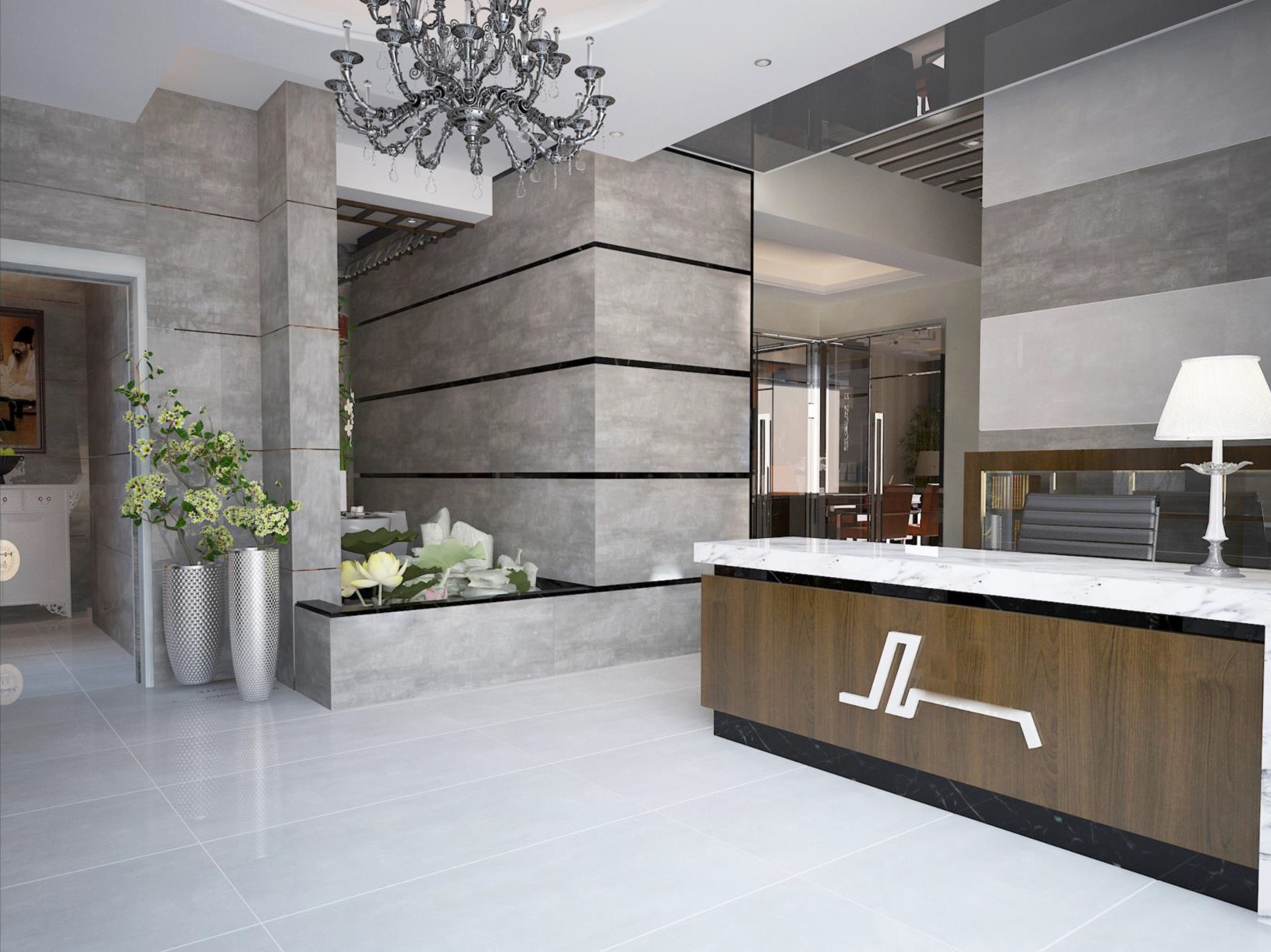 Керамогранит Novin Ceram Samanta Gray Dark X8134M34 серый 60x120