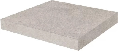 Ступень Kerama Marazzi KM8080G0031RGCA угловая клееная Портленд серый светлый матовый обрезной 33x33