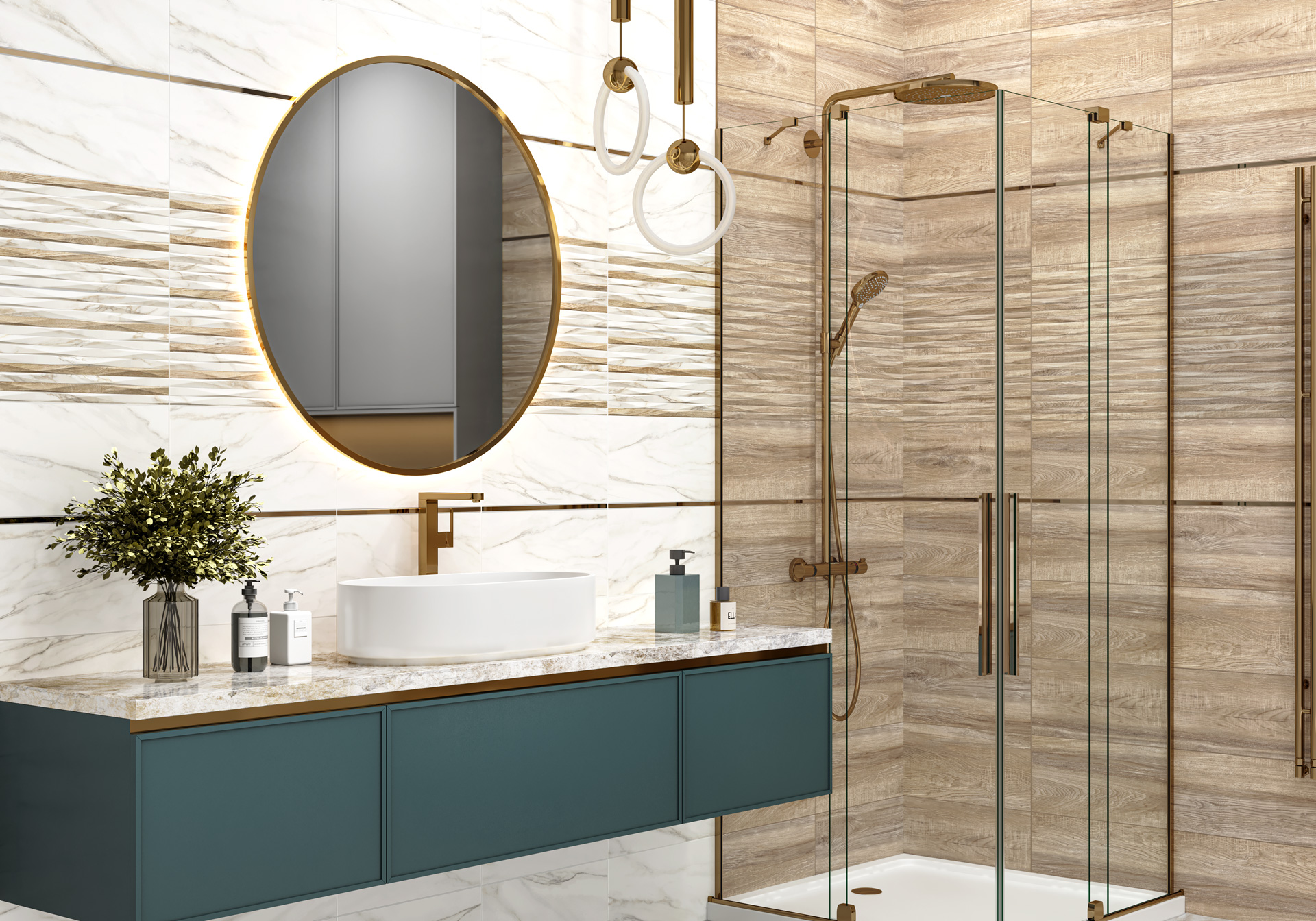 Керамическая плитка Alma Ceramica Эйфория TWU2550EPH40 бежевый 24.9x50