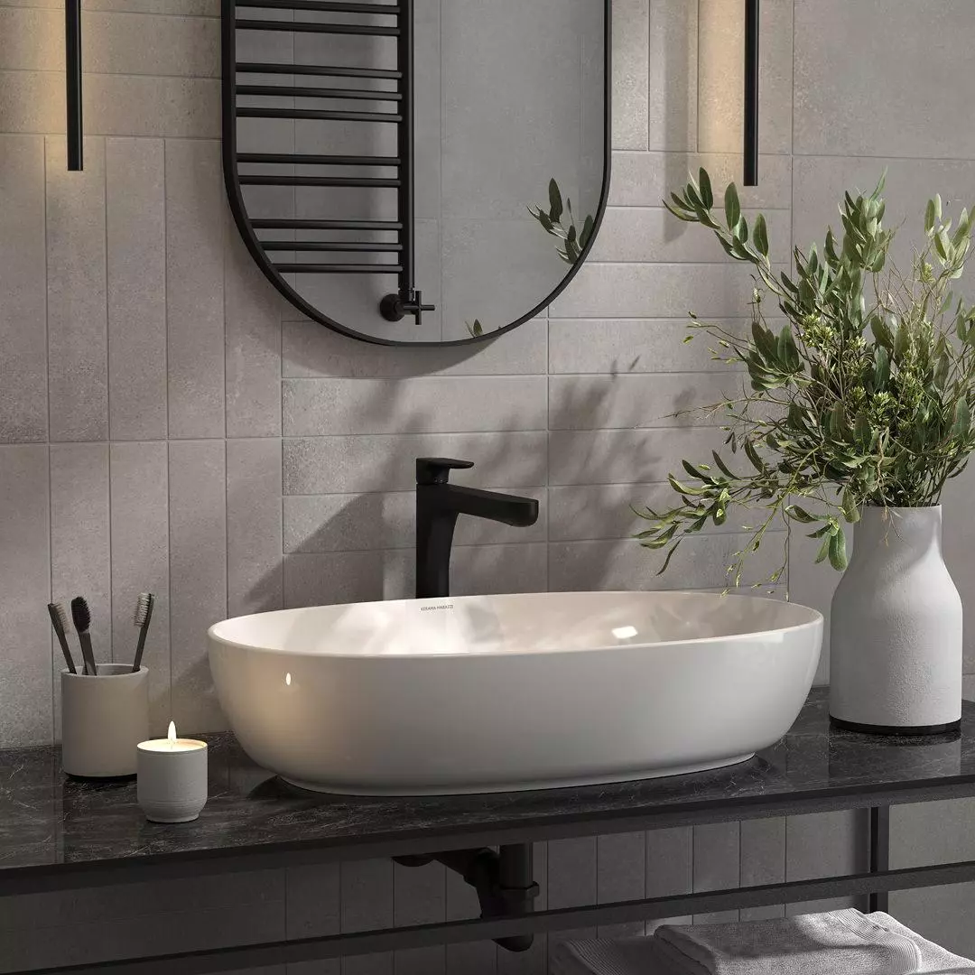 Плинтус Керама Марацци DD638620R\6BT Мирабо серый темный обрезной 9.5х60