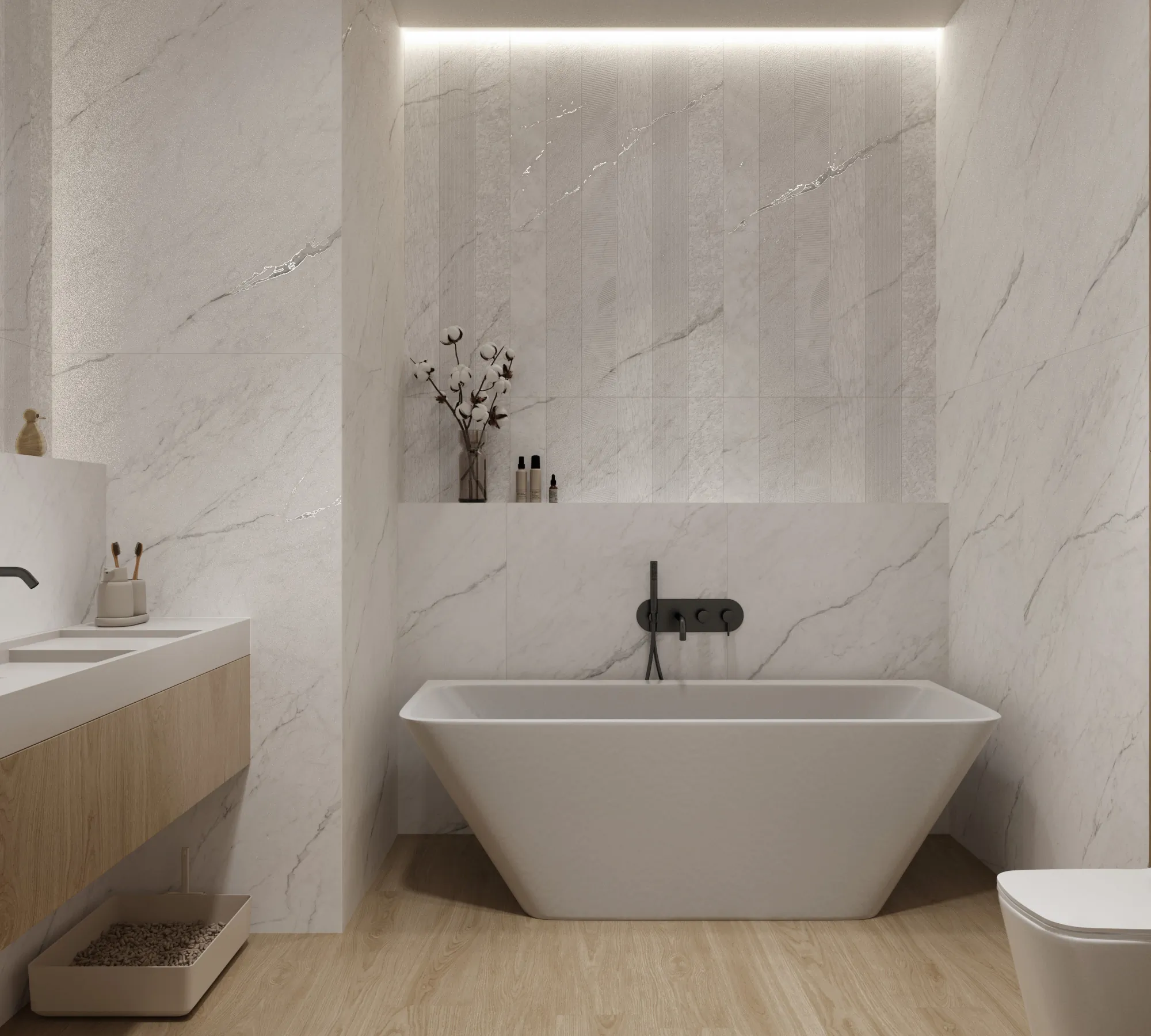 Декор Креанза CZ-GL07-D Montesa White Decor Matt Glossy Ink Punch 80x160 белый