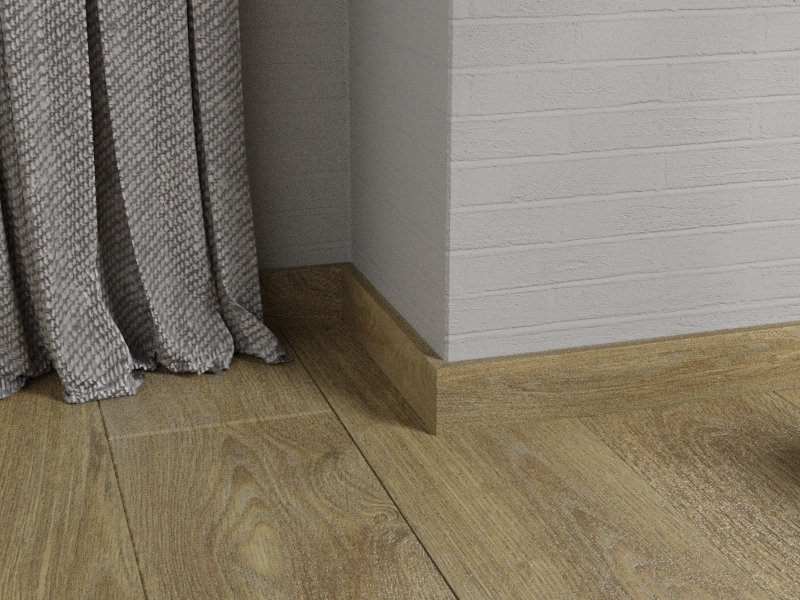 Плинтус ПВХ FineFloor Rich FF-1973 Дуб Лацио