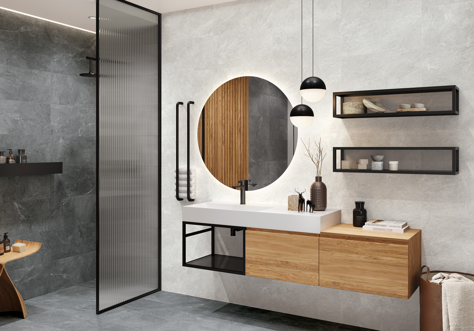 Керамогранит Artkera Group Скала Грей GP36SKL15 серый 30x60