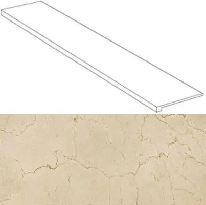 Ступень угловая левая Atlas Concorde Supernova Stone Cream Wax 33x120