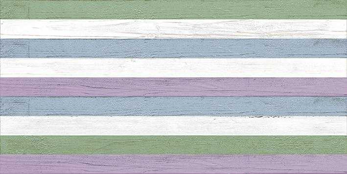 Декор (08-00-85-2671) Laparet Land полоски зелёный 20x40 матовый