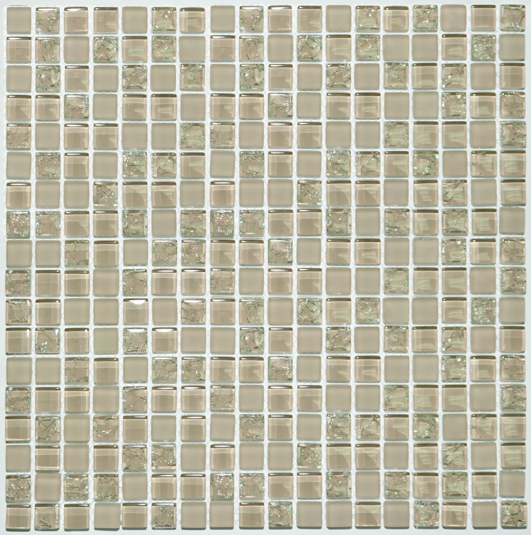 Мозаика NSmosaic S-840 стекло кремовый 30.5x30.5