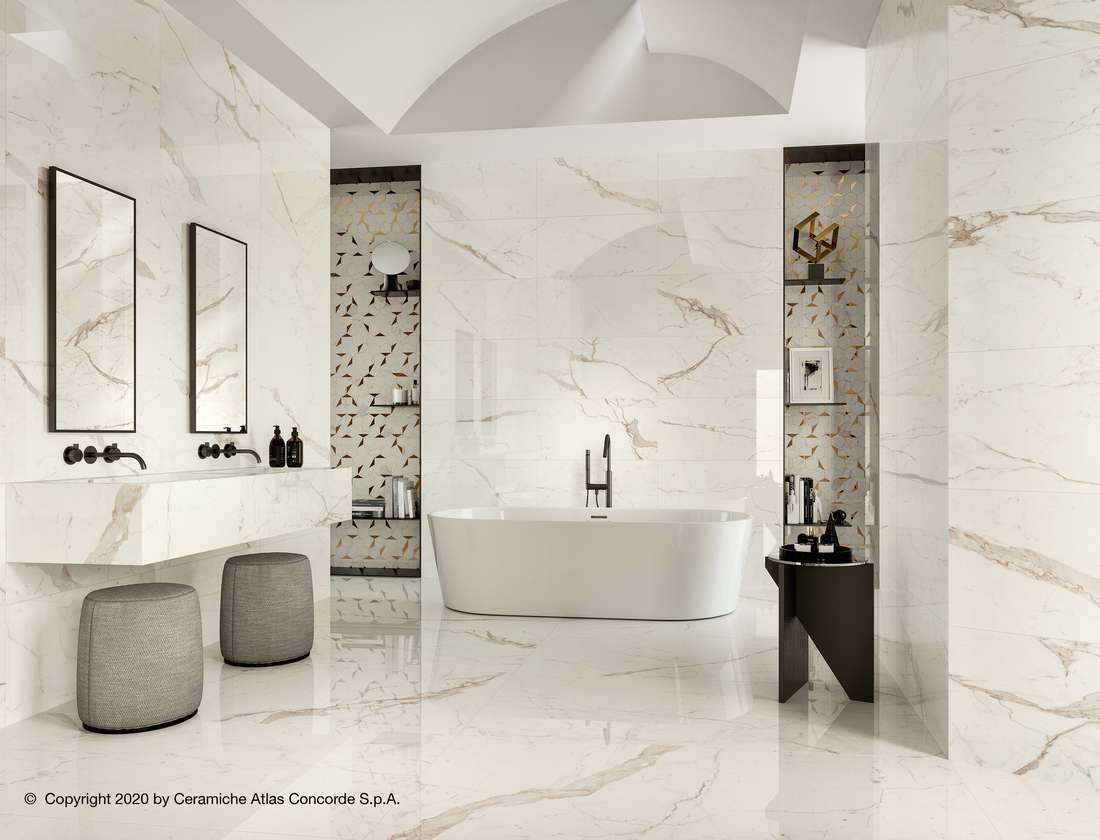 Керамогранит Atlas Concorde Marvel Shine Statuario Supremo Polished 120x278 A4O0