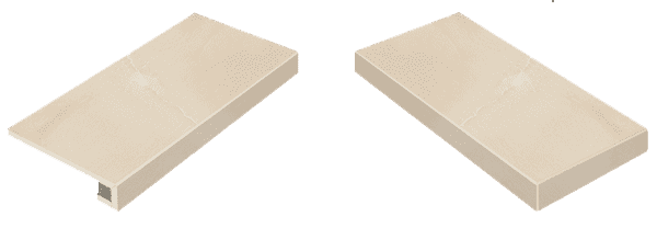 Ступень угловая правая Italon Charme Evo Onyx 33x60