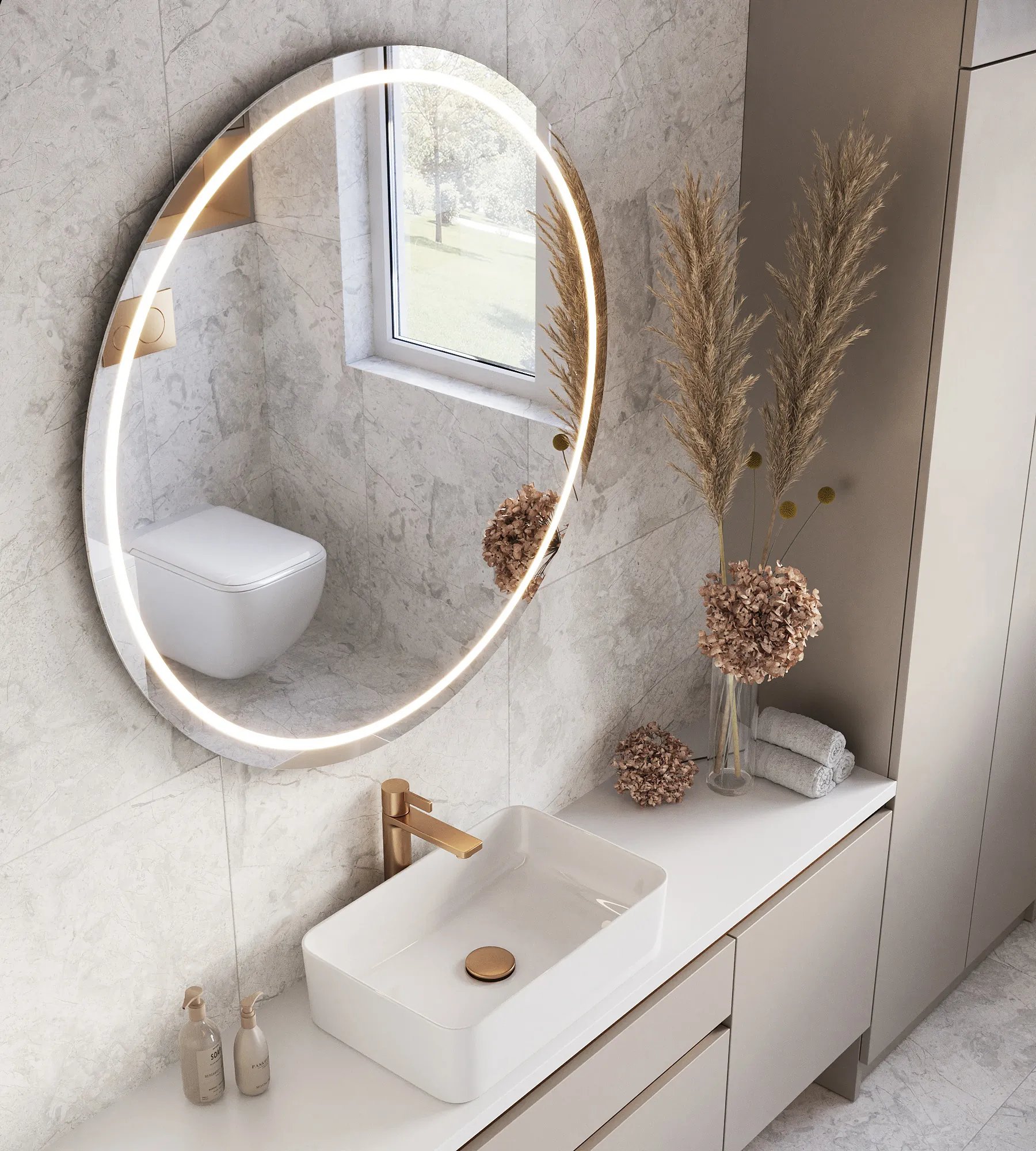 Керамогранит Аркадия Керамика RT7015-A Marcus Bianco Matt Rustic 60x120 белый