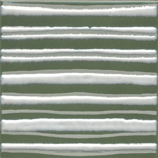 Декор Kerama Marazzi KMD3STA023GN Бахия 3 зеленый глянцевый 9.8x9.8