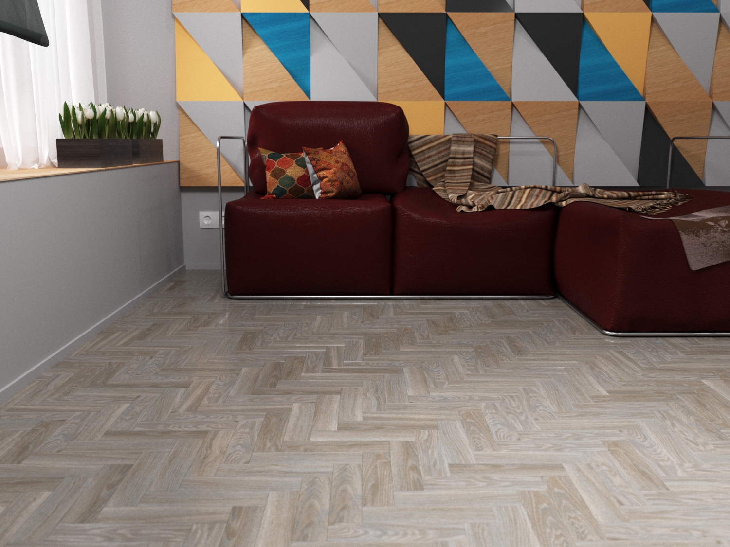 Кварцвиниловая плитка Fine Floor Craft Small Plank FF-463 Венге Биоко кварц винил напольный