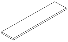 Ступень Atlas Concorde Rinascente Resin White Scalino Angolare Sx 33x80 620070002730