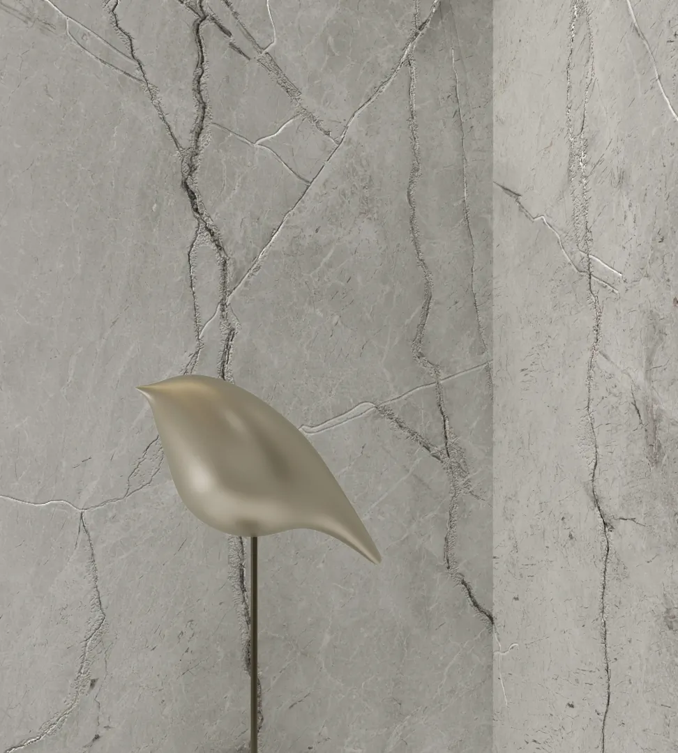 Керамогранит Аркадия Керамика CR4013-A Condor Light Grey Carving 60x120 серый