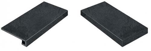 Ступень угловая правая Italon Materia Titanio 33x120