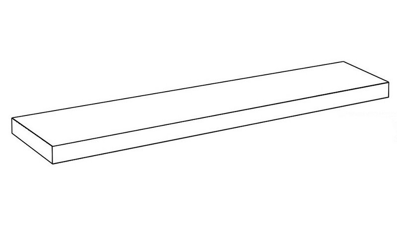 Ступень угловая левая Italon Charme Extra Silver 33x160