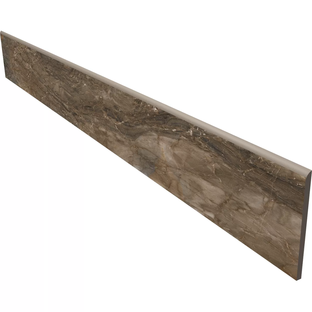 Плинтус Estima BR04 Bernini Dark Brown 7x60 коричневый полированный