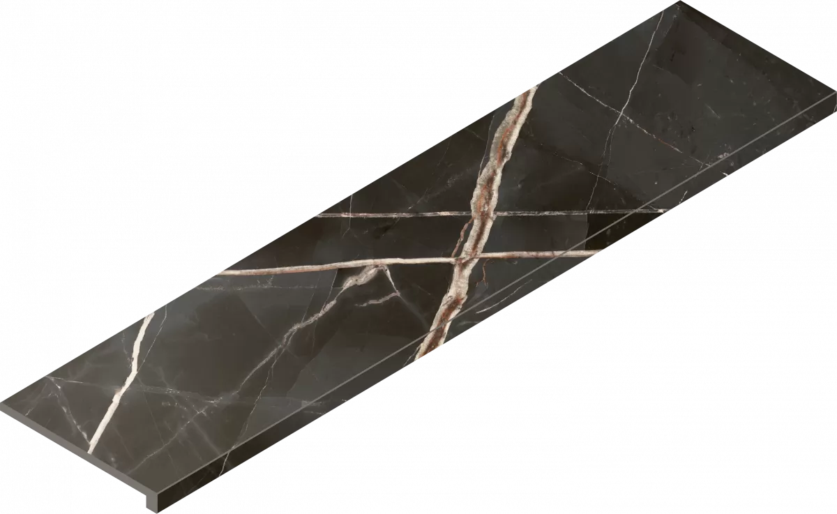 Ступень Италон Стелларис Абсолют Блэк фронтальная 620070002597 черный 33x120