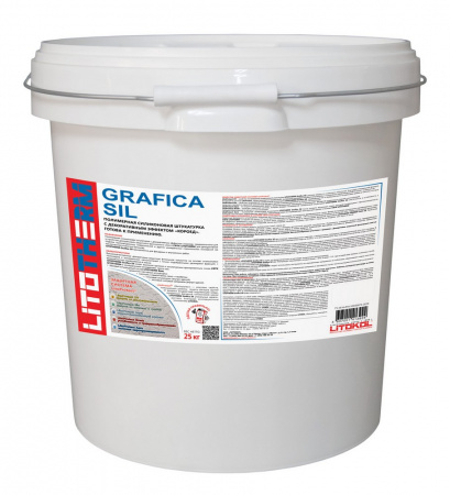 Фасадная штукатурка Литокол LITOTHERM GRAFICA SIL 2 мм 25кг