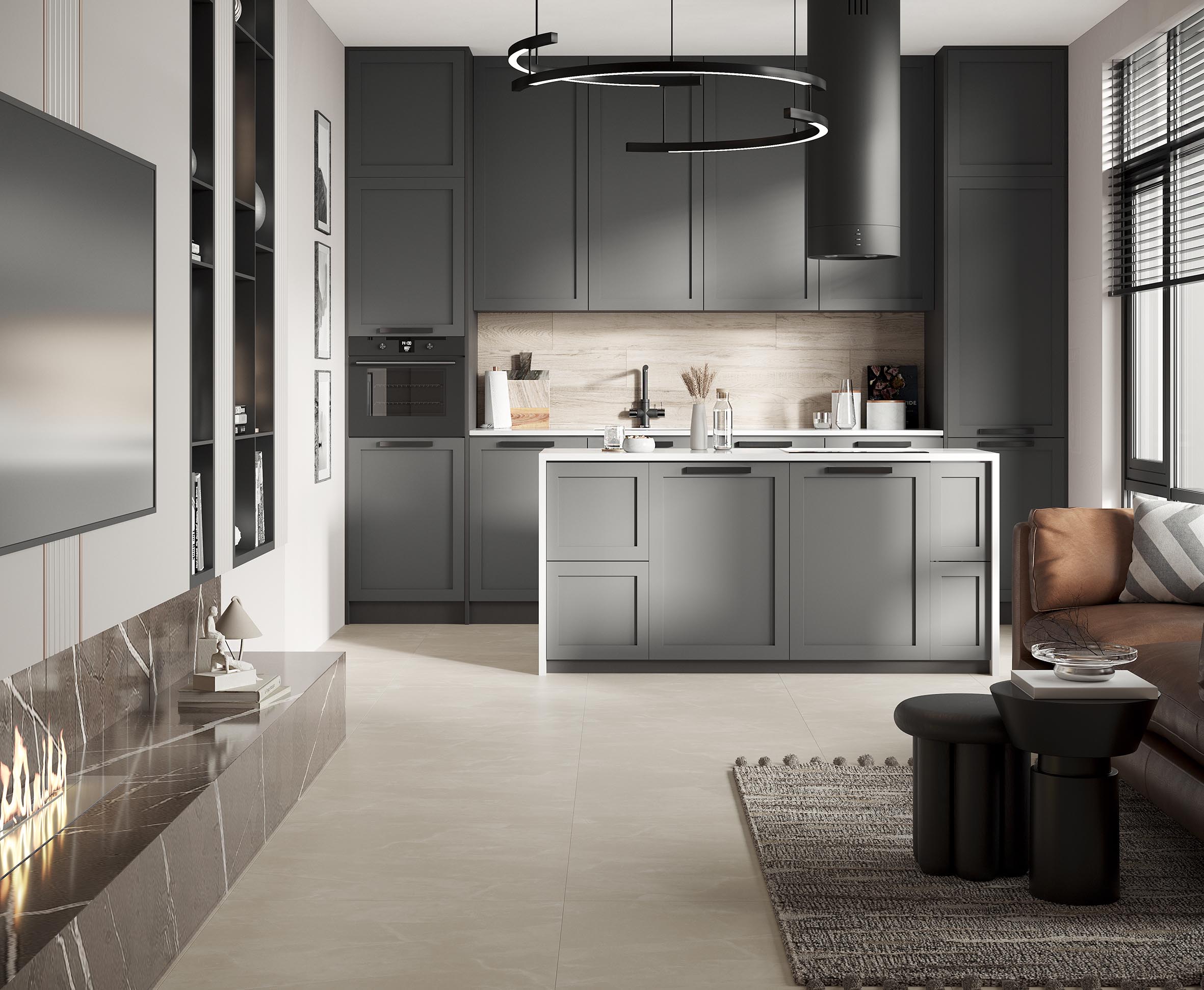 Керамогранит Laparet Chitto White 80x80 сатинированный