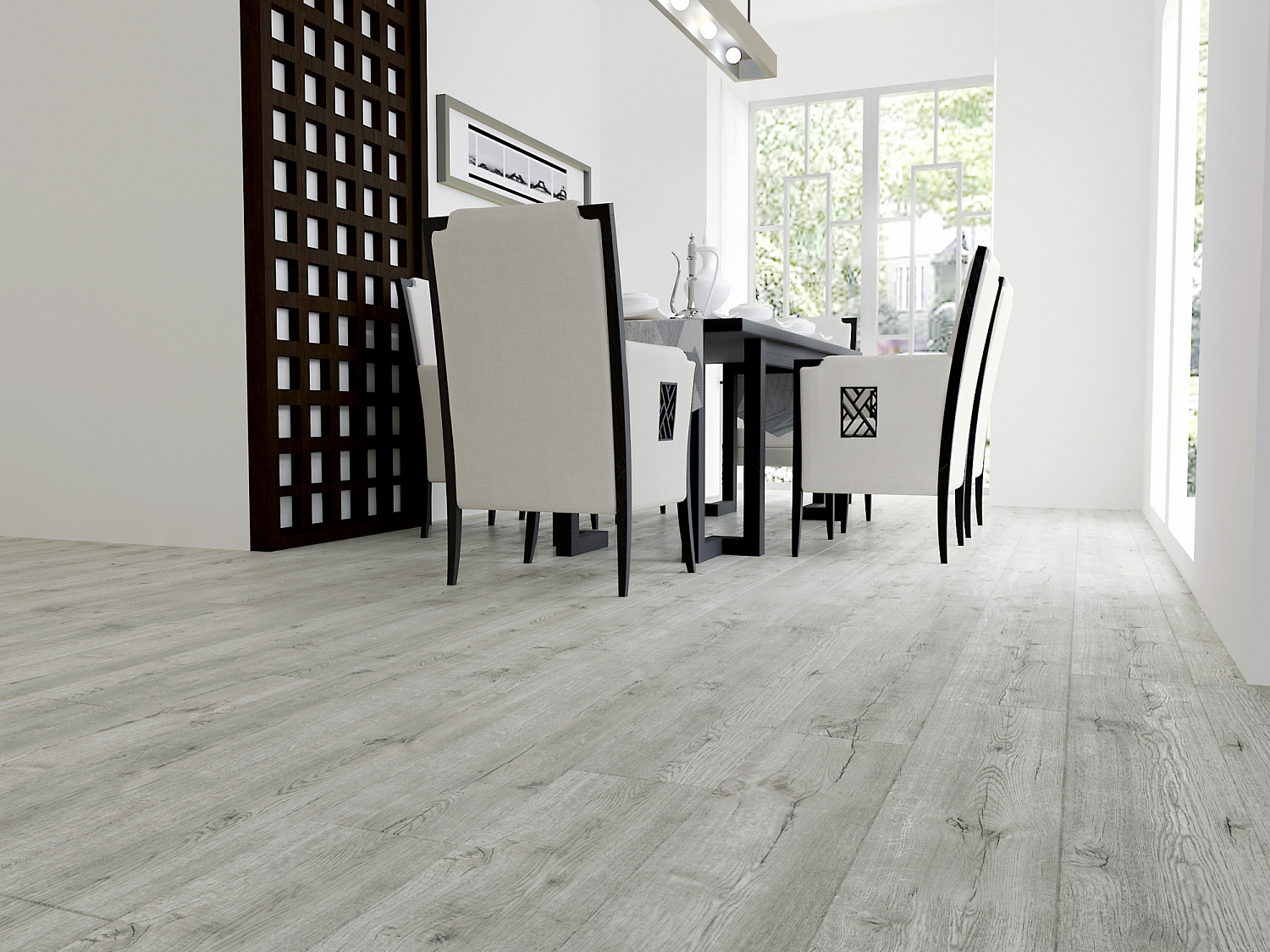 Кварцвиниловая плитка Fine Floor Strong FF-1267 Дуб Серен кварц винил напольный