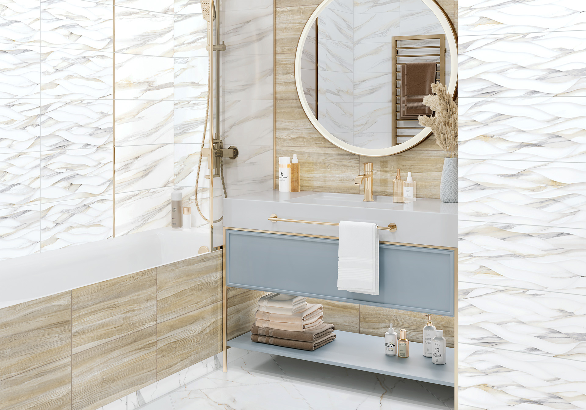 Керамическая плитка Alma Ceramica Корсика TWU09CRS004 белый 24.9x50