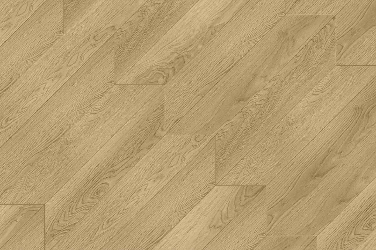 Кварцвиниловая плитка Aqua Floor Chevron Premium (Parquet) AF7017CVR 690x120 Дуб селект Светлый замковый кварц винил напольный