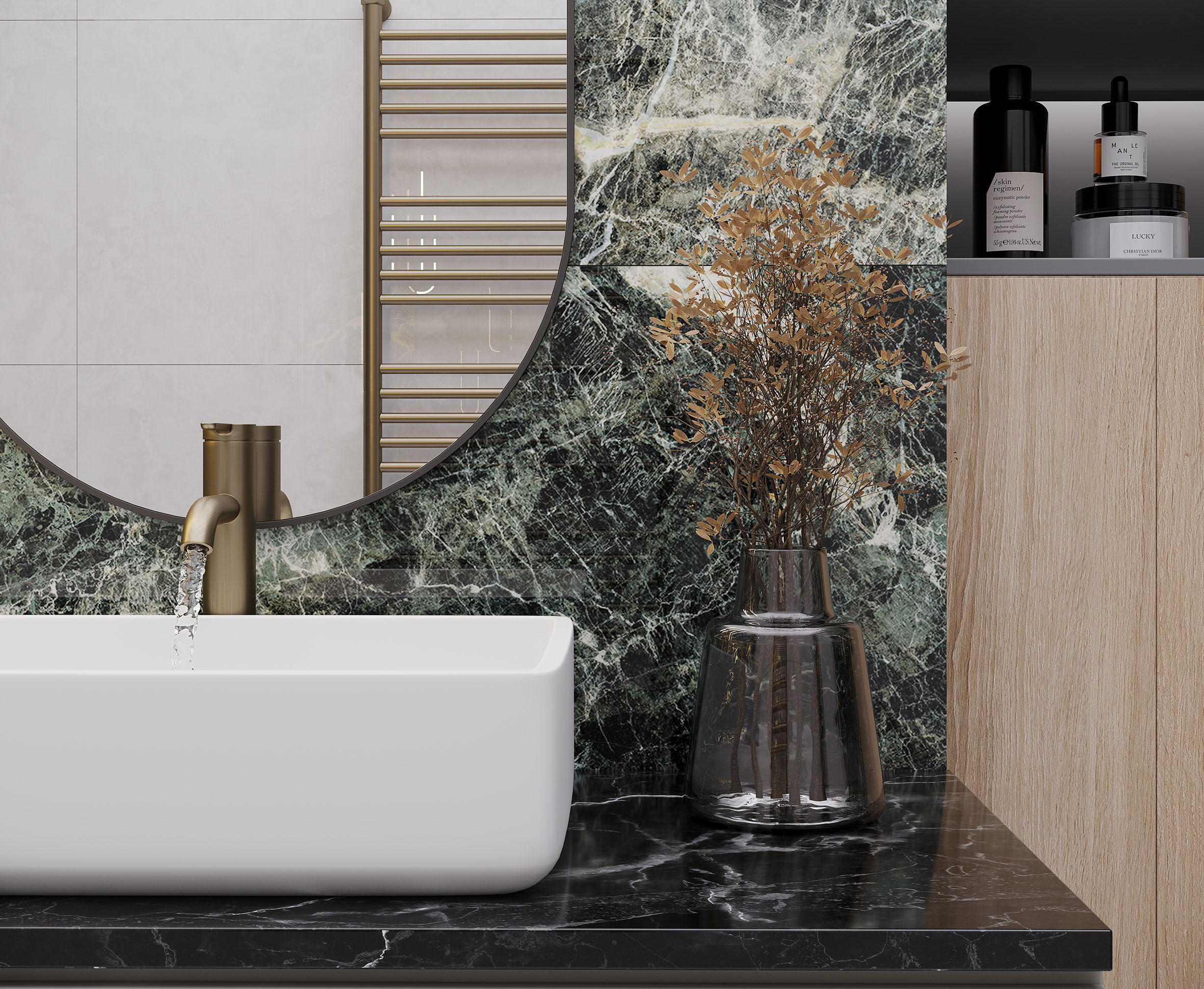 Керамогранит Laparet Nembus Green 60x60 полированный