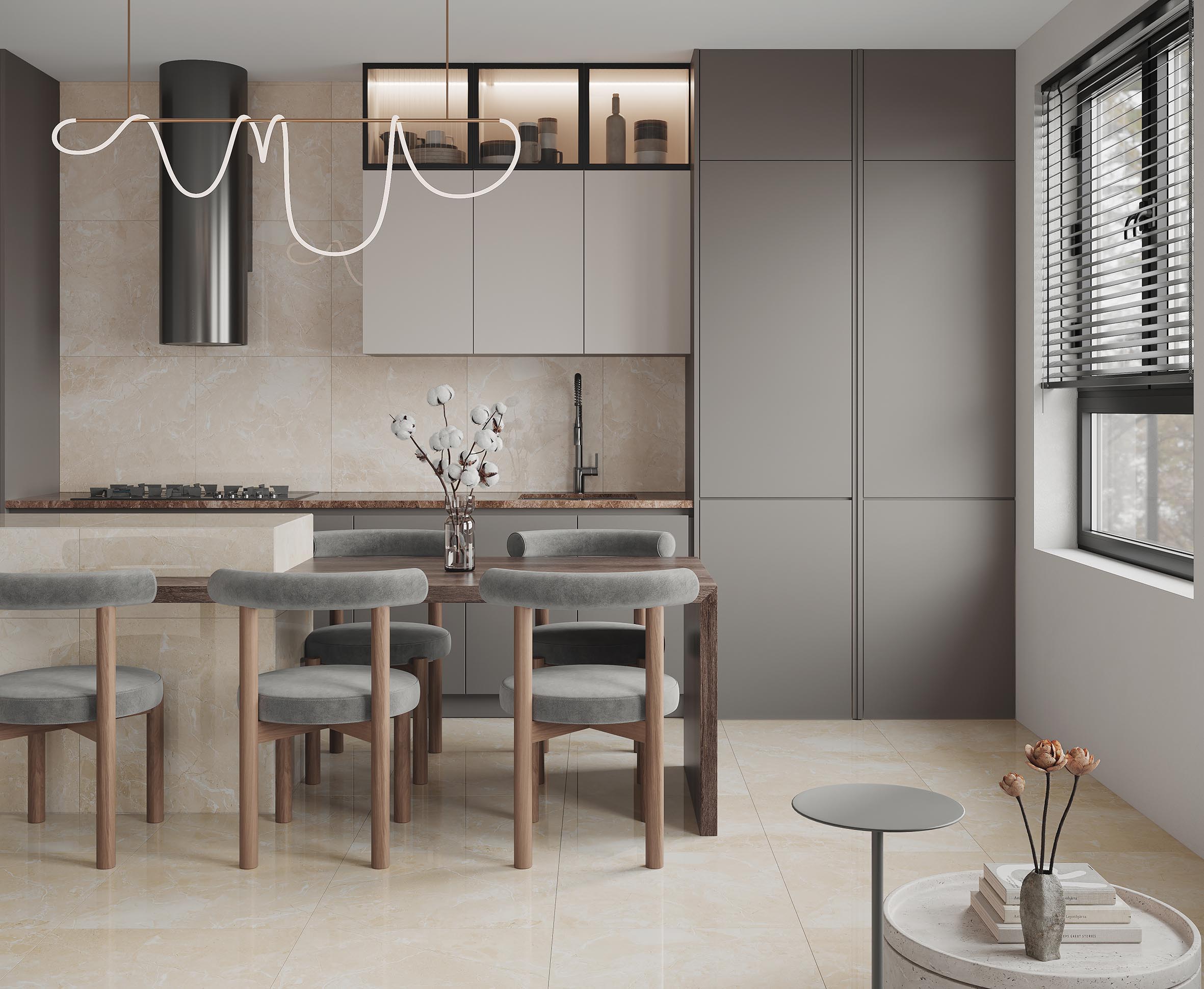 Керамогранит Laparet Romano Crema бежевый 60x60 полированный