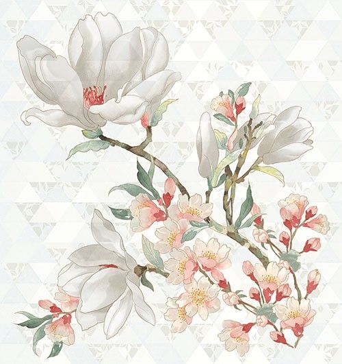 Декор Керлайф PRIMAVERA MAGNOLIA BIANCO 70.9x75.3