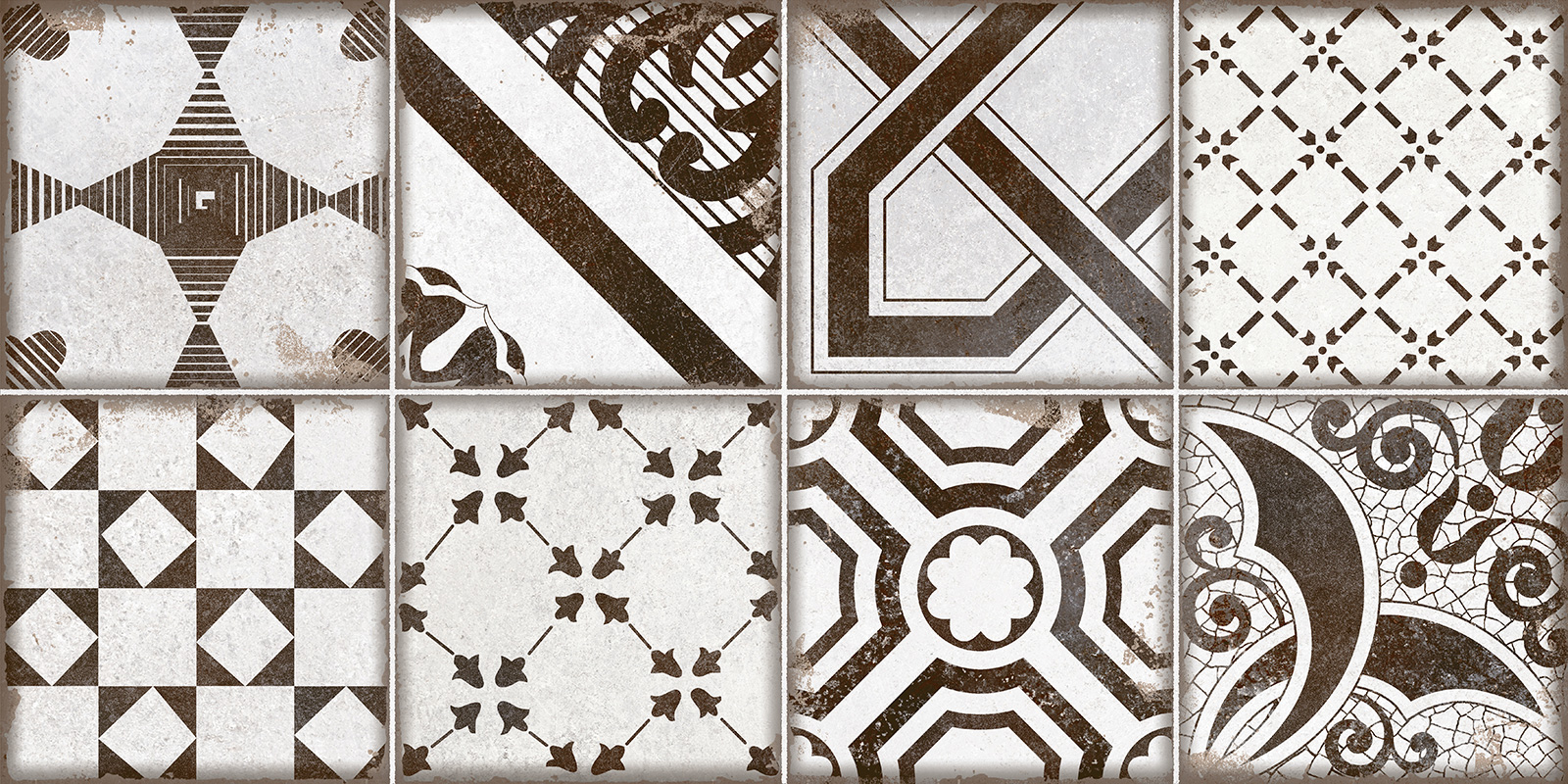 Керамическая плитка Alma Ceramica Бохо TWU2550BOH17 разноцветный 24.9x50