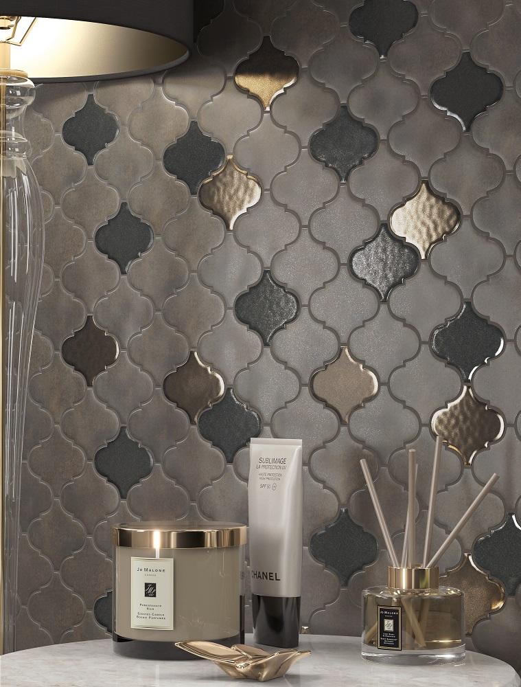 Декор Kerama Marazzi OS\A45\65001 Арабески котто металл 6,5x6,5