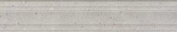 Бордюр Kerama Marazzi BLF010R Багет Риккарди серый светлый матовый структура обрезной 7.3x40