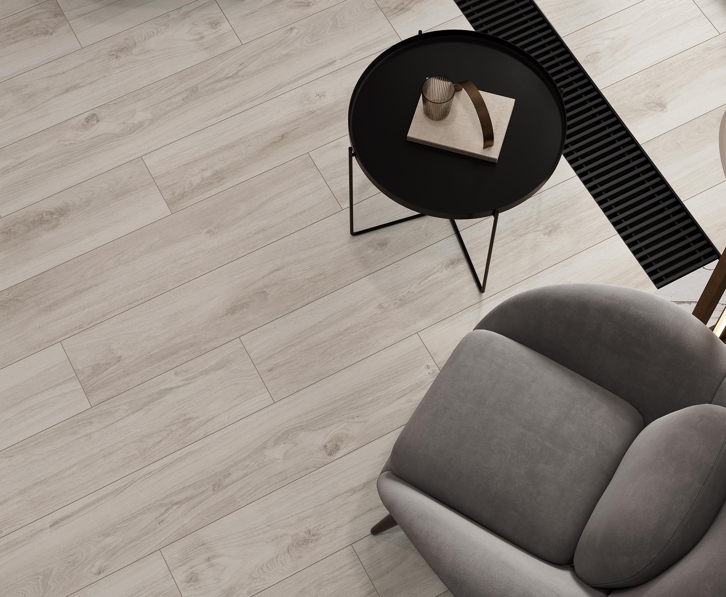 Керамогранит Laparet Epiq Gris светло-серый 20x120 матовый