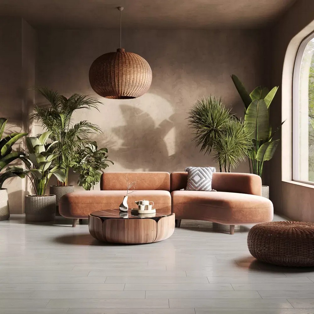 Керамогранит Kerama Marazzi KM2012G0041R Манифик вуд коричневый светлый матовый обрезной 20x119.5