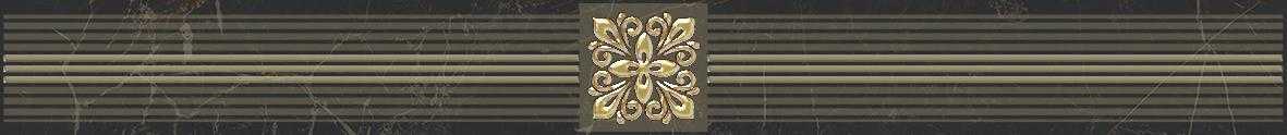 Бордюр (AD\B484\60045) Laparet Royal чёрный 6.3x60 глянцевый