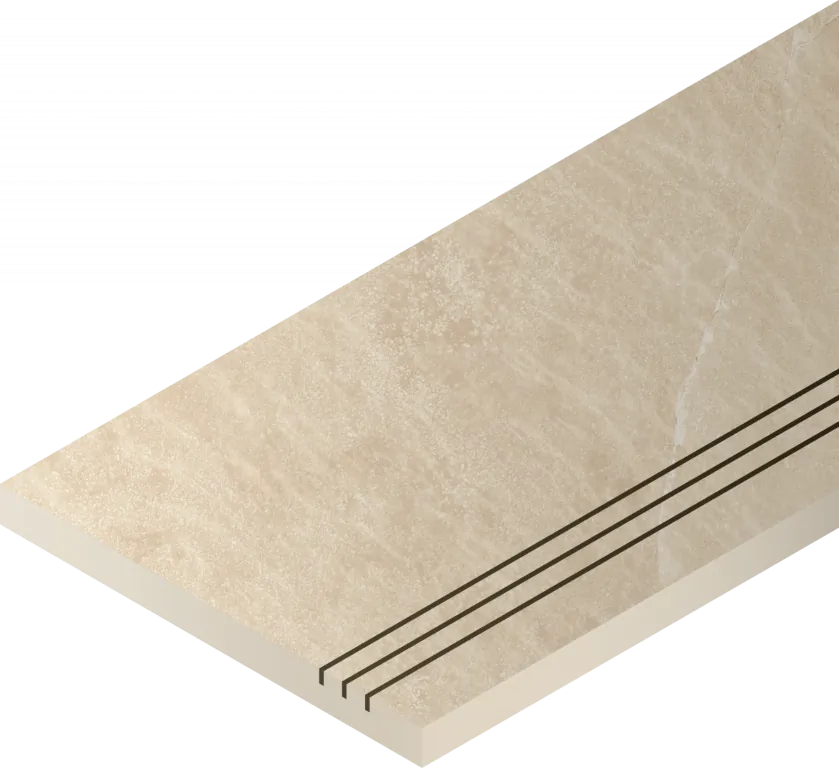 Бортик Italon Материя X2 Магнезио грип правый 620090001211 бежевый 30x120