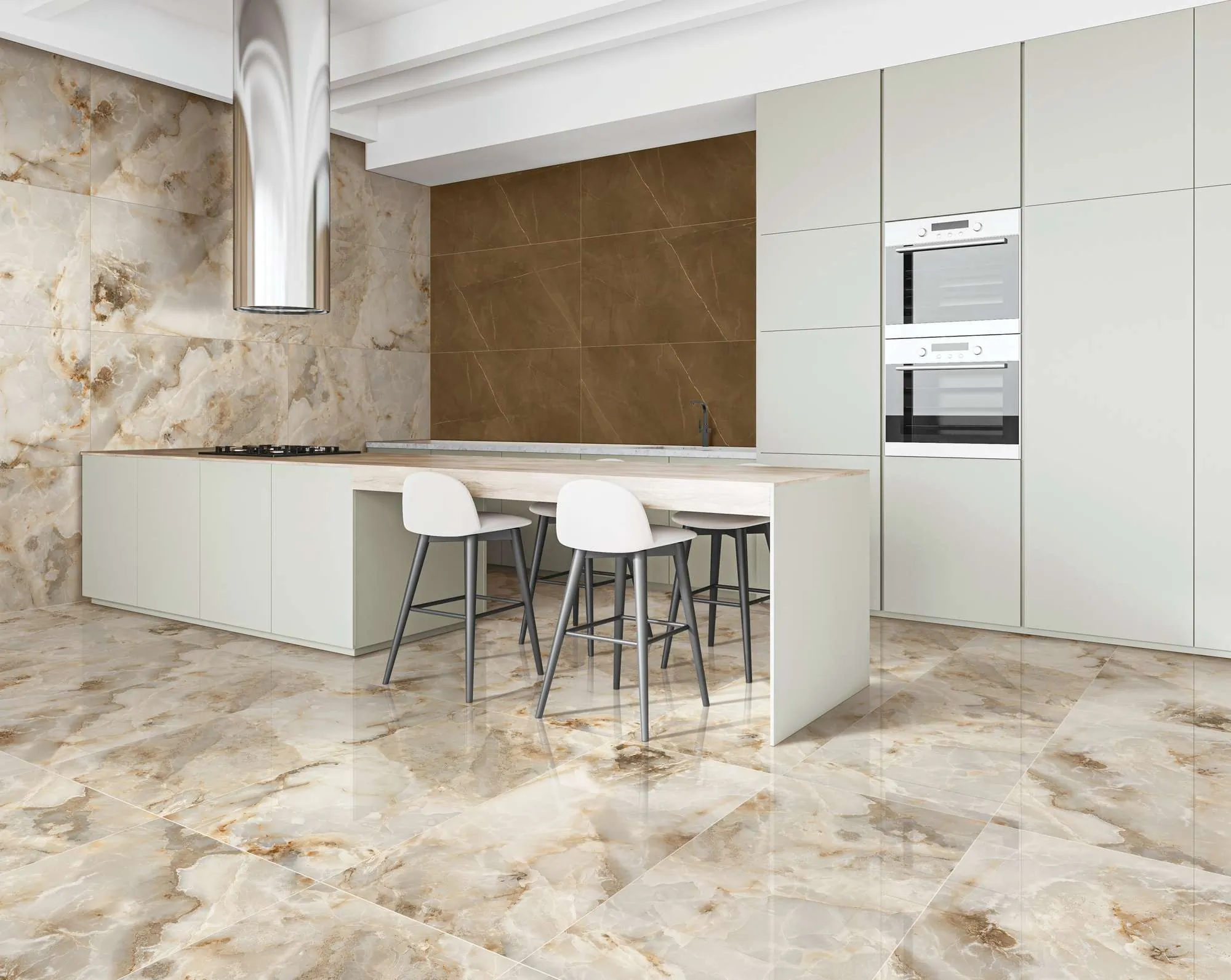 Керамогранит Аркадия Керамика FP1026-A Invisible Onyx Grey Full Polished 60x120 серый