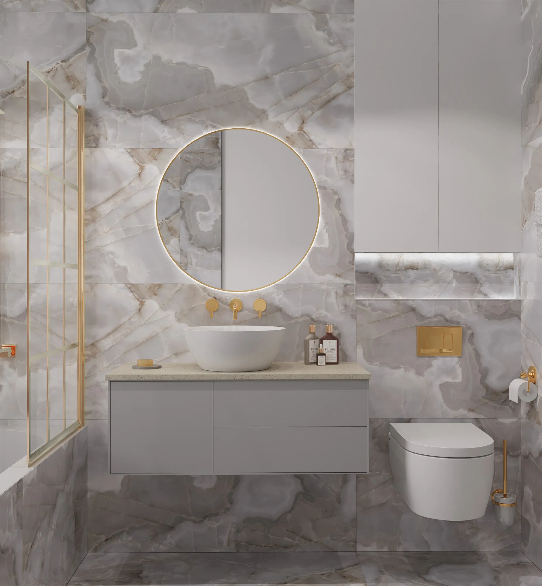 Керамогранит Аркадия Керамика RT6008-A Rex Onyx Blue Matt Rustic 60x60 голубой