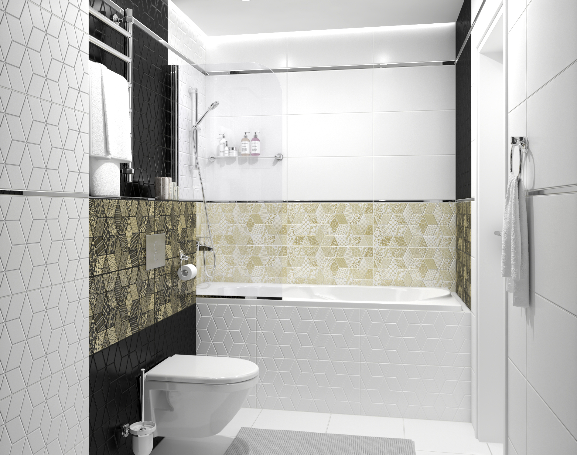 Декор Laparet Tabu Bomond чёрный 30x60 матовый