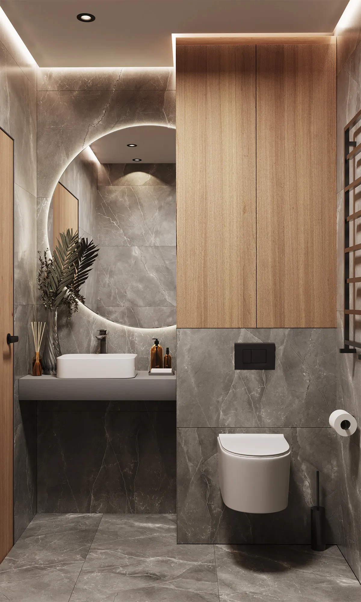 Керамогранит Аркадия Керамика CR6011-A Pulpis Nero Carving 60x60 серый