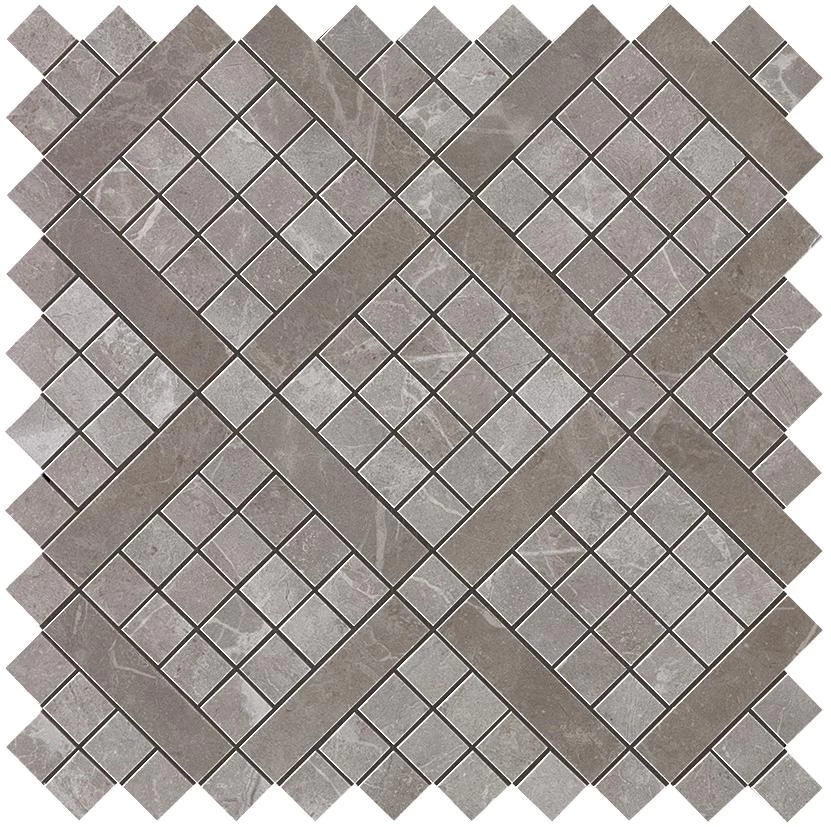 Мозаика Atlas Concorde Marvel Pro Grey Fleury Diagonal Mosaic 30.5x30.5 9MVD