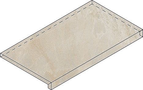 Ступень фронтальная Italon Magnetique Х2 White X2 33x60